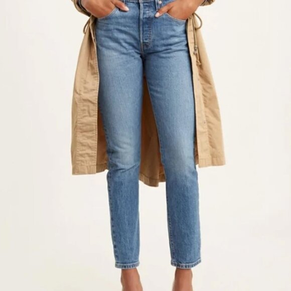 Levi’s premium 501 skinny ankle jeans - Picture 1 of 12